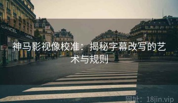 神马影视像校准：揭秘字幕改写的艺术与规则