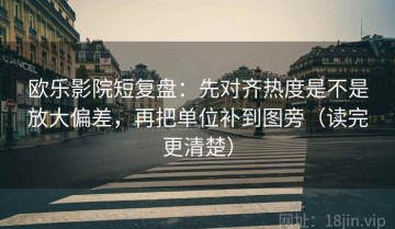 欧乐影院短复盘：先对齐热度是不是放大偏差，再把单位补到图旁（读完更清楚）